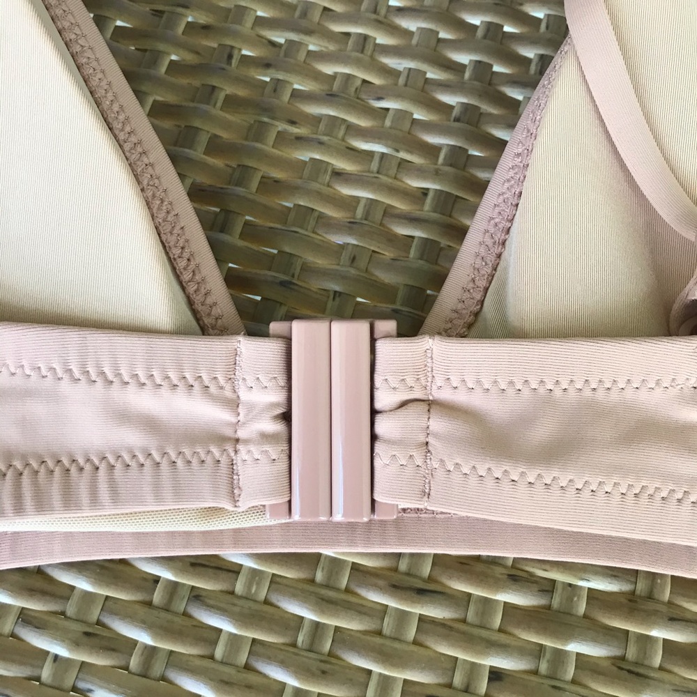 J. Crew Peach Plunge V-Neck Bikini Swim Top - Picture 5 of 8